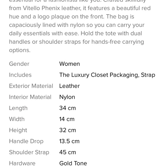 Prada Red Large Vitello Phenix Leather Shopper, 2-way shoulder bag, EUC - Picture 13 of 14